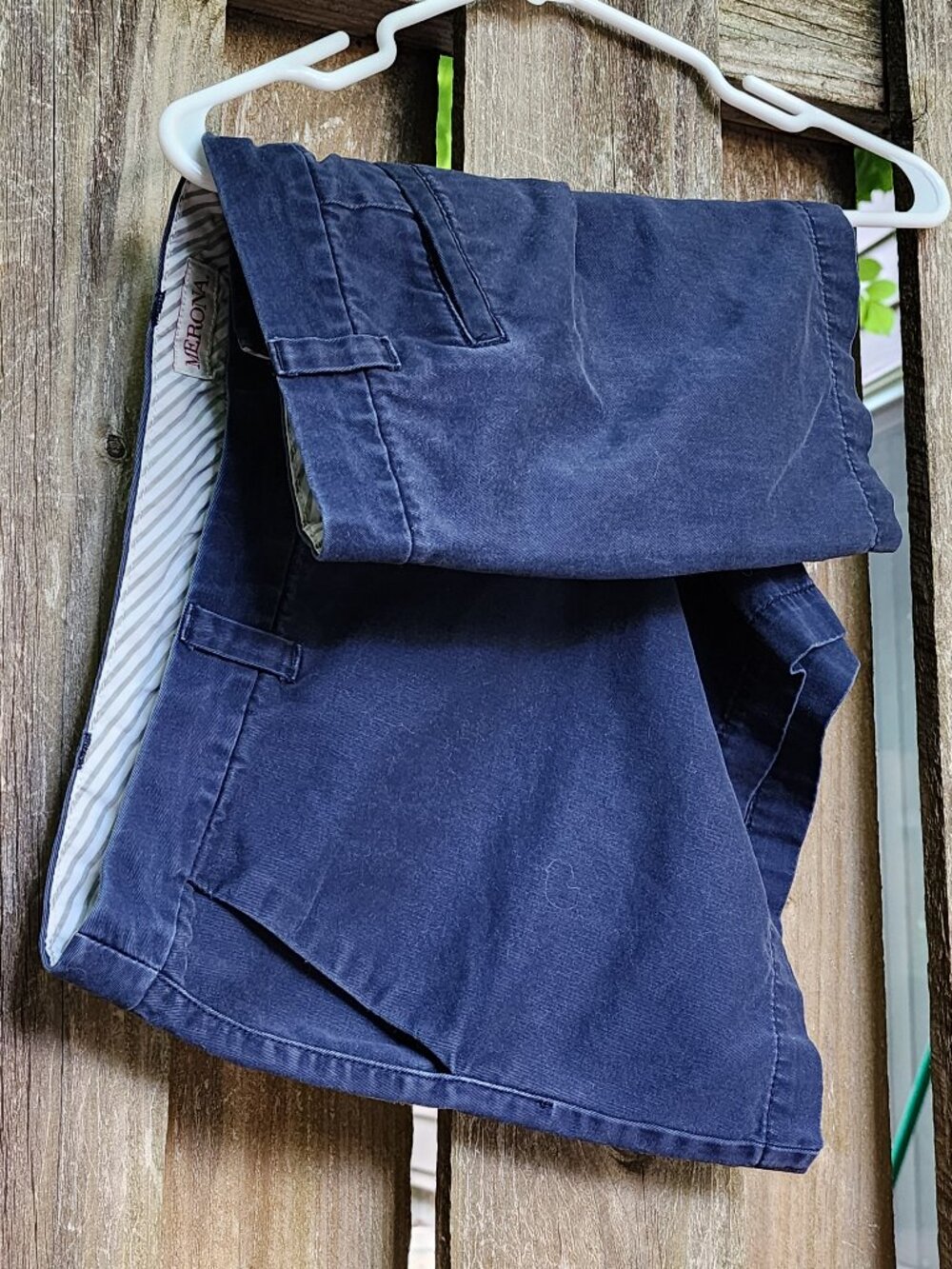 Navy Merona Chino shorts W 16 W 18